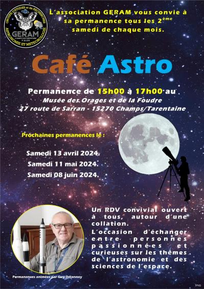 Affiche cafe astro